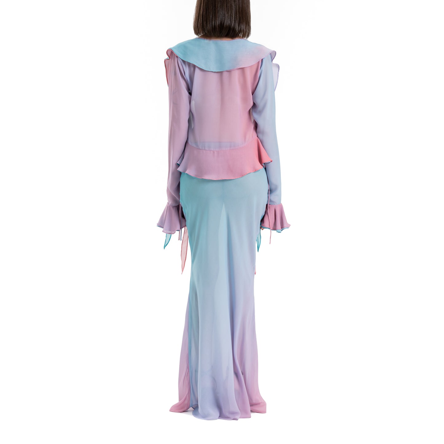 Bubble Gum Set Short Cover Up + Skirt